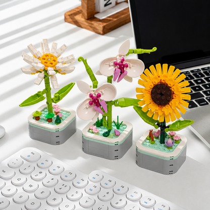 Daisy, Orchid & Sunflower MeloBricks Starter Kit