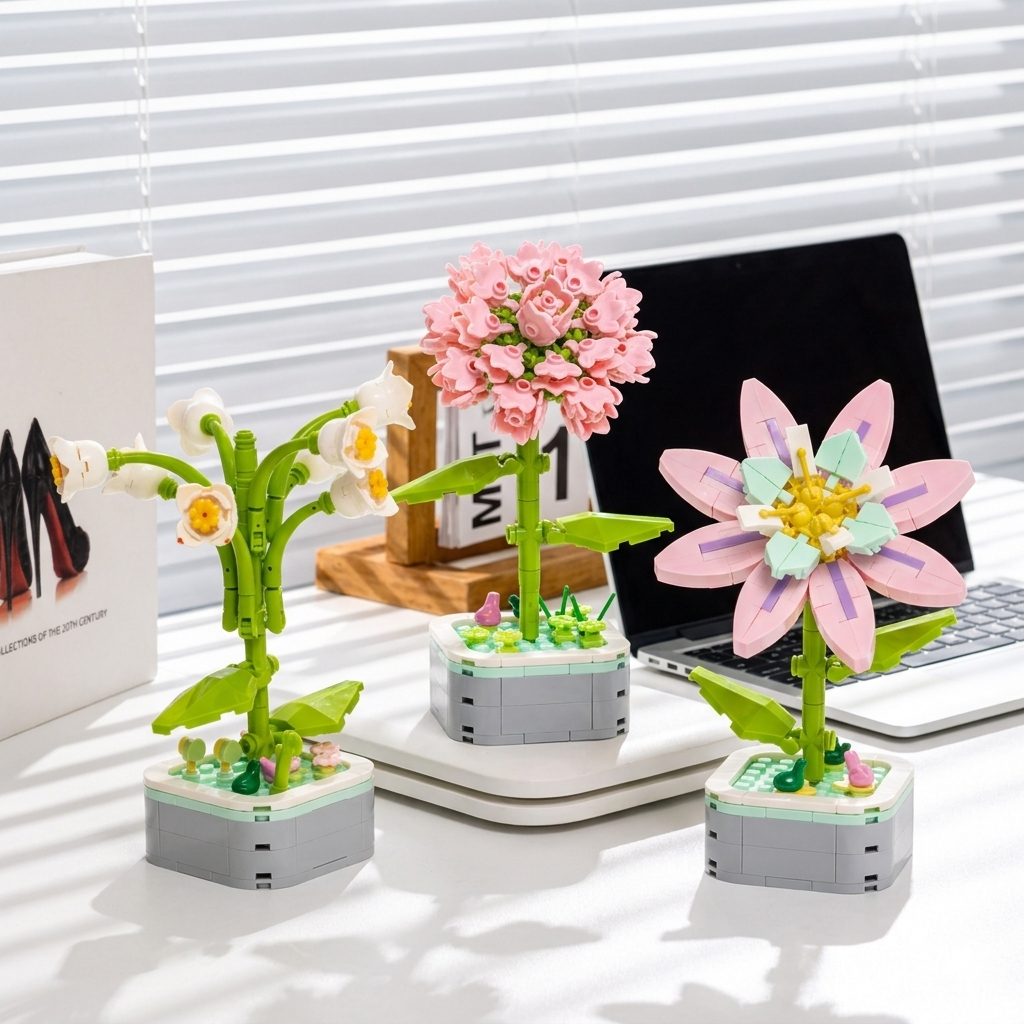 Carnation, Clematis & Bell Orchid MeloBricks Starter Kit